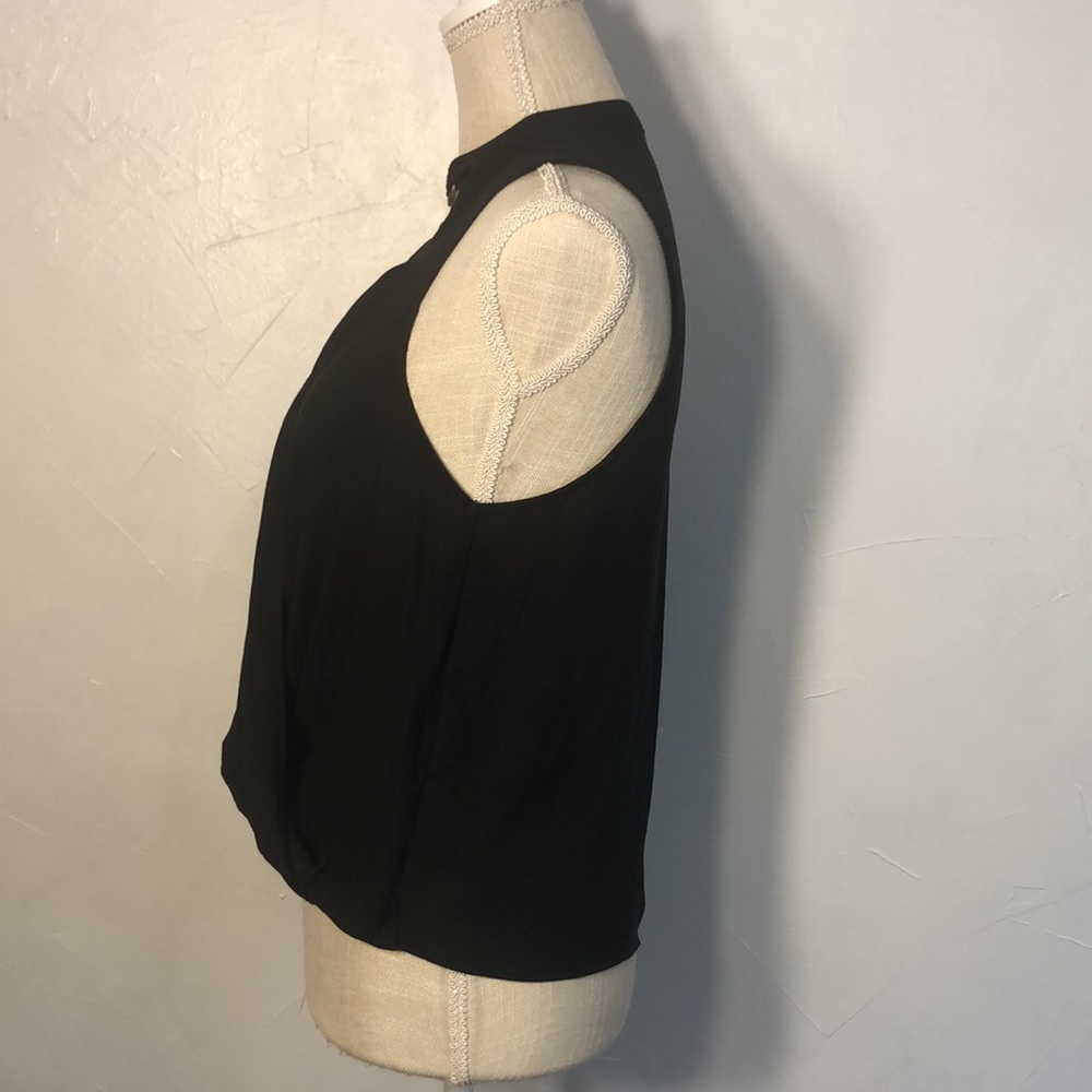 EUC Free People So Fine Faux Wrap Top in Black - Picture 5 of 8